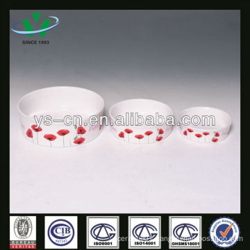 2014 New Design Ceramic Dog Feeding Bowl